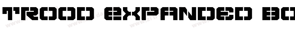 Trood Expanded Bold字体转换